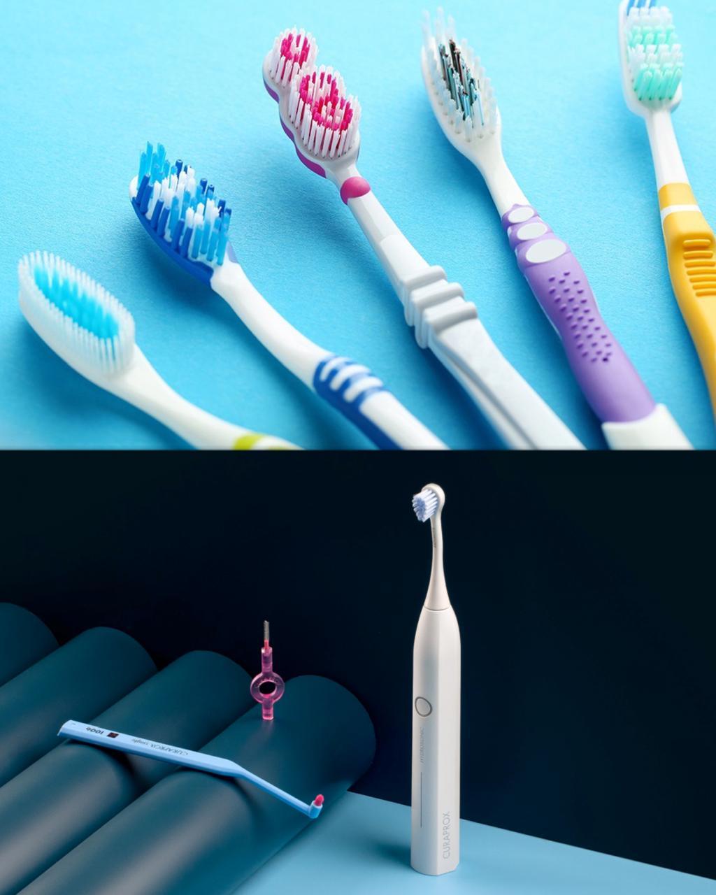 أنواع فرش الأسنان